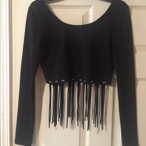 Crop with fringes